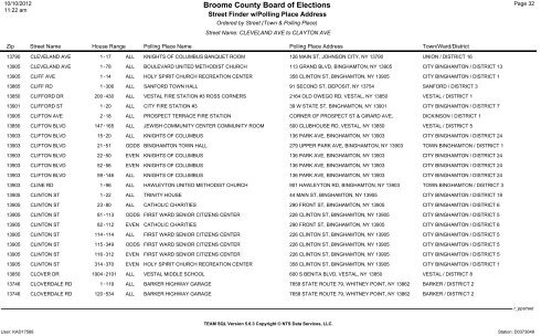 2013 district finder - Broome County