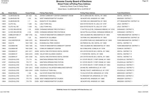 2013 district finder - Broome County