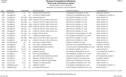 2013 district finder - Broome County