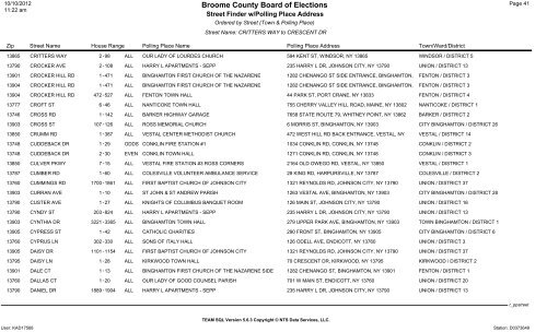 2013 district finder - Broome County