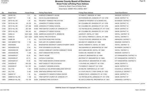 2013 district finder - Broome County