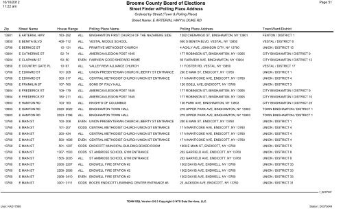 2013 district finder - Broome County