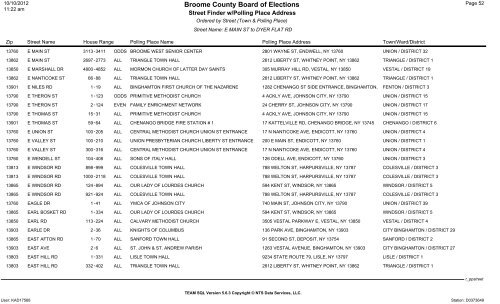 2013 district finder - Broome County