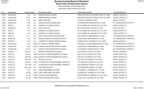 2013 district finder - Broome County