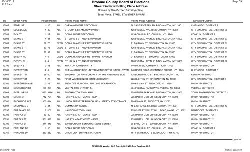 2013 district finder - Broome County