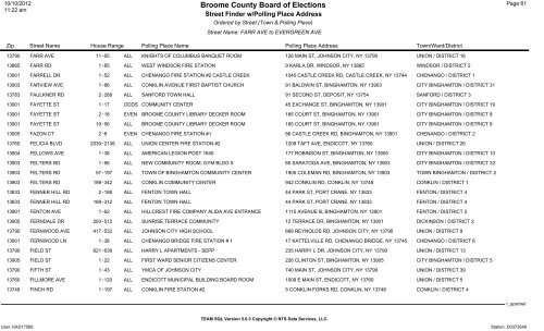 2013 district finder - Broome County