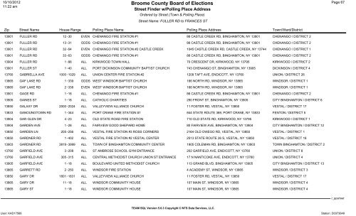 2013 district finder - Broome County