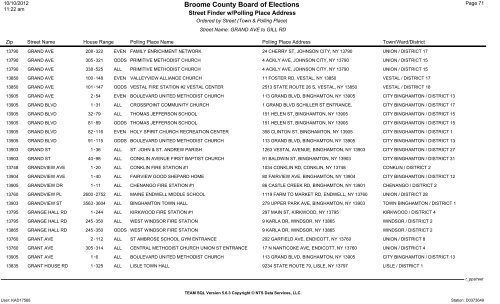 2013 district finder - Broome County