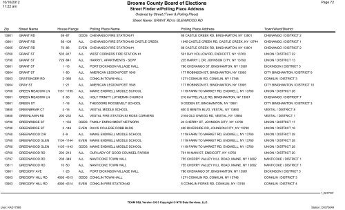 2013 district finder - Broome County