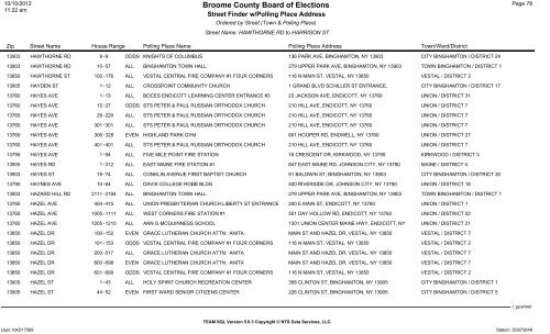 2013 district finder - Broome County