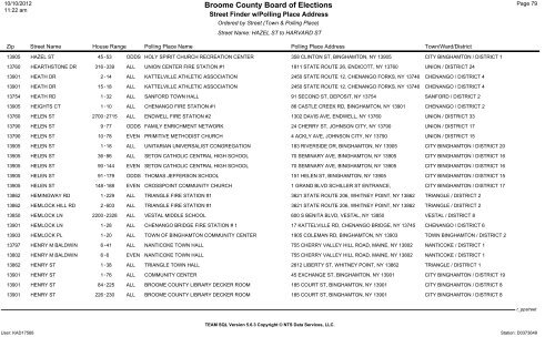 2013 district finder - Broome County