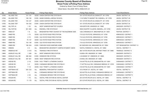 2013 district finder - Broome County