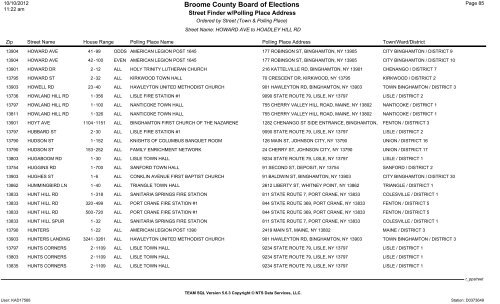 2013 district finder - Broome County