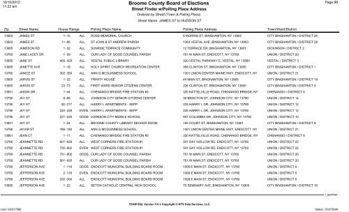 2013 district finder - Broome County