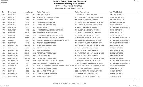 2013 district finder - Broome County