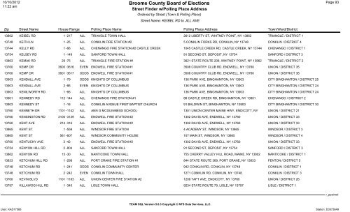 2013 district finder - Broome County