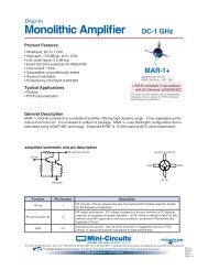 Drop-In Monolithic Amplifier