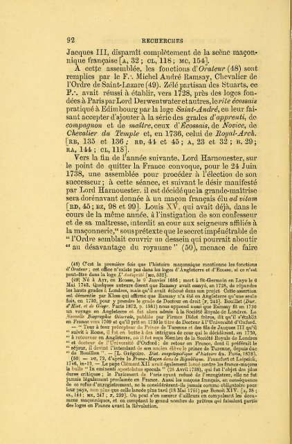 Recherches sur le Rite Ecossais Ancien et Accepté précédé d'un ...