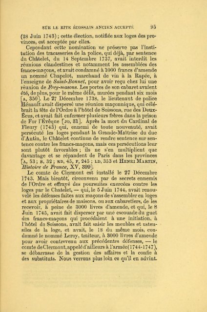 Recherches sur le Rite Ecossais Ancien et Accepté précédé d'un ...