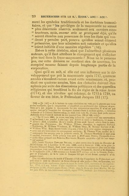 Recherches sur le Rite Ecossais Ancien et Accepté précédé d'un ...