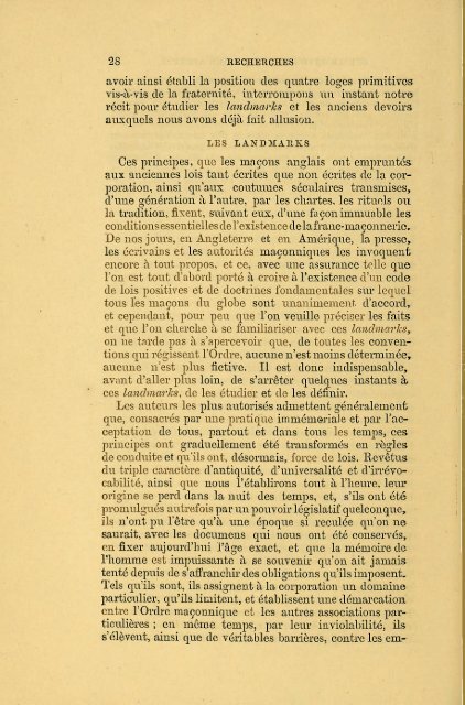 Recherches sur le Rite Ecossais Ancien et Accepté précédé d'un ...