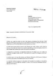 Lettre de Dominique Despiney - Generix Group