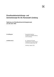 und Zentrenkonzept für die Hansestadt Lüneburg - Samtgemeinde ...