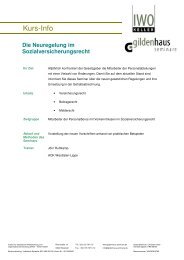 Kurs-Info - Gildenhaus Seminare