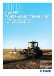 AgGPS® TrueTracker™/TrueGuide - geo-konzept GmbH