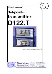 transmitter D122.T - Goennheimer.de