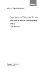 Partizipation und Engagement im Netz - GMK