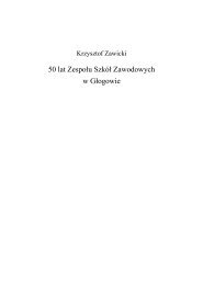 50 lat Zespołu Szkół Zawodowych w Głogowie - Głogów