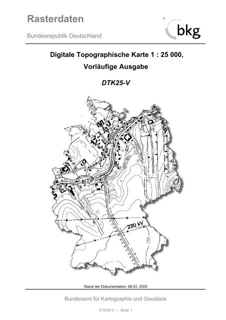 Digitale Topographische Karte 1