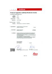 Page 1 Producer inspection certificate M (Service Centre) in acc ...