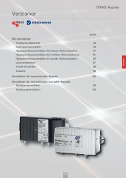 Triax HTS 16 347916 F-Verteiler f/ür BK-//CATV-Hausverteilung 16-fach
