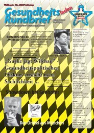 Rundbrief - Gesundheitsladen München e.V.