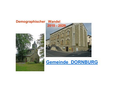Grundsätzliches zum demographischen Wandel - Gemeinde Dornburg