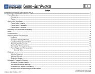 CHASSIS – BEST PRACTICES - GM UPFITTER