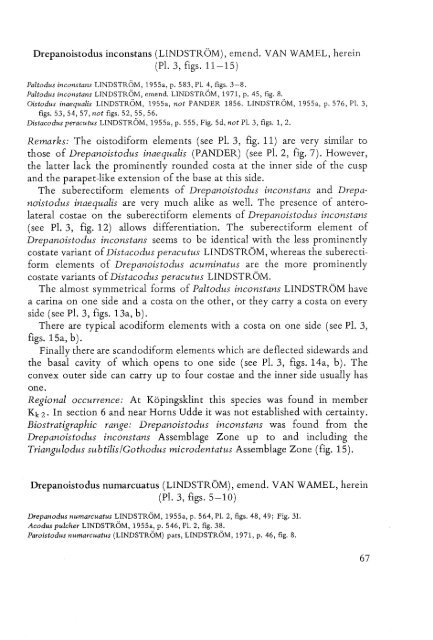 UTRECHT MICROPALEONTOLOGICAL BUllETINS