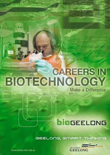 Careers in Biotechnology - City of Greater Geelong