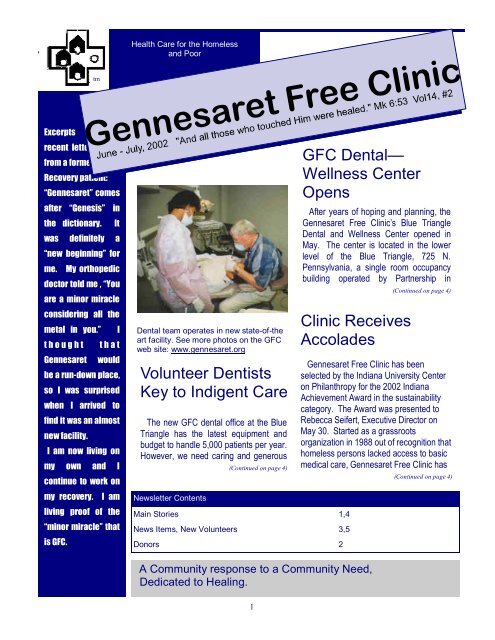Homepage - Gennesaret Free Clinics