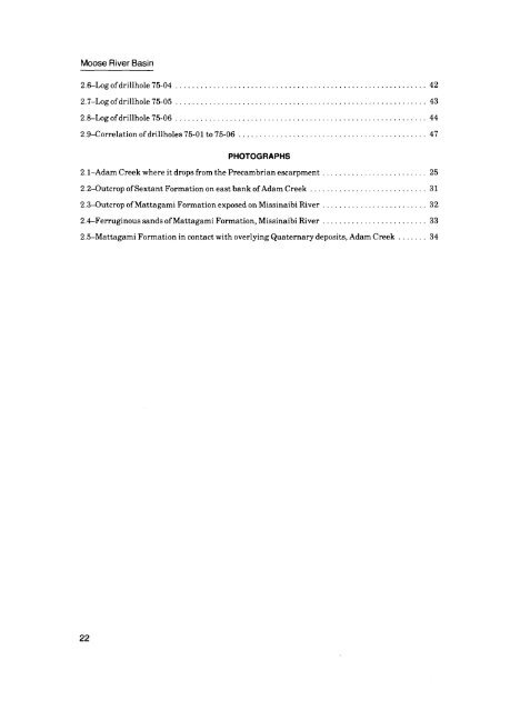 Moose River Basin: geology and mineral potential - Geology Ontario