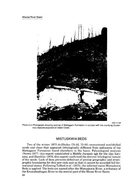 Moose River Basin: geology and mineral potential - Geology Ontario