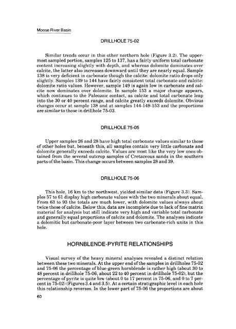 Moose River Basin: geology and mineral potential - Geology Ontario