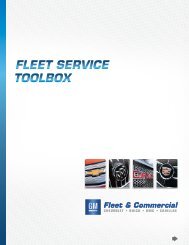 fleet service toolbox - GM Fleet
