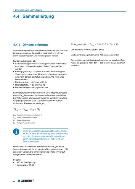 Leitfaden für die Planung, Dimensionierung, Verlegung ... - Geberit