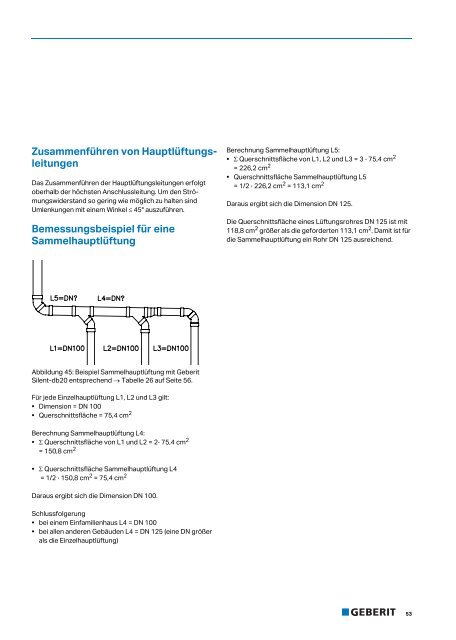 Leitfaden für die Planung, Dimensionierung, Verlegung ... - Geberit