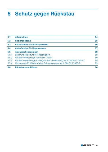 Leitfaden für die Planung, Dimensionierung, Verlegung ... - Geberit