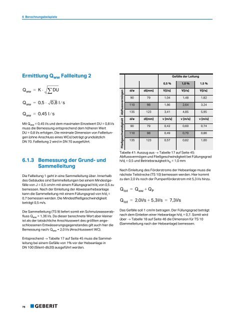 Leitfaden für die Planung, Dimensionierung, Verlegung ... - Geberit