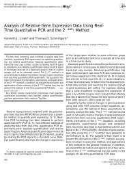 Analysis of Relative Gene Expression Data Using Real- Time ...